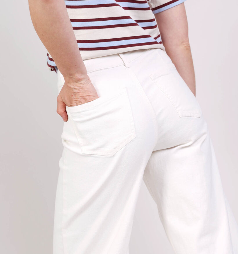 Vero Moda Wild Kayla 7/8 Witte Culotte Broek voor dames (369370)