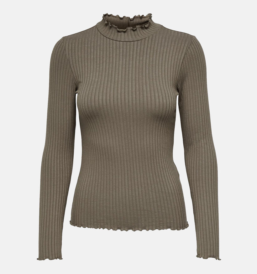 JDY Fransiska T-shirt en Brun pour femmes (344185)