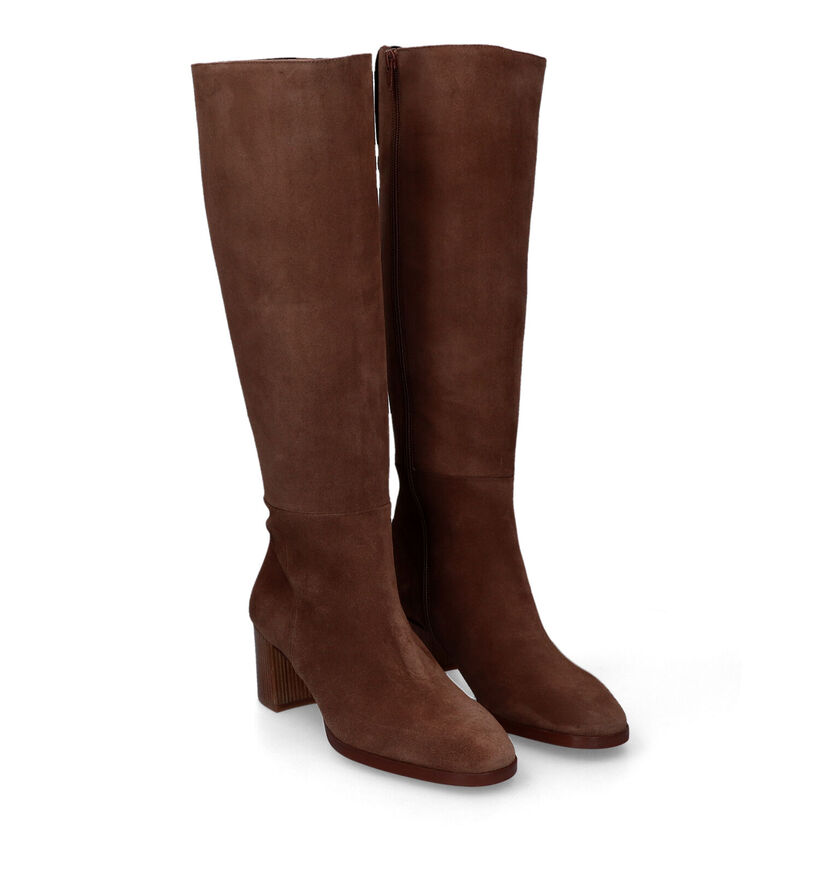 Zinda Bottes hautes en Cognac pour femmes (314374)