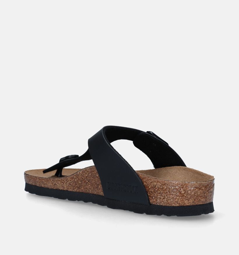 Birkenstock Gizeh Zwarte Teenslippers voor jongens (338075)