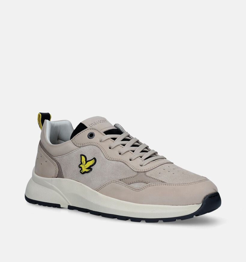 Lyle & Scott Beige Veterschoenen voor heren (348706) - geschikt voor steunzolen