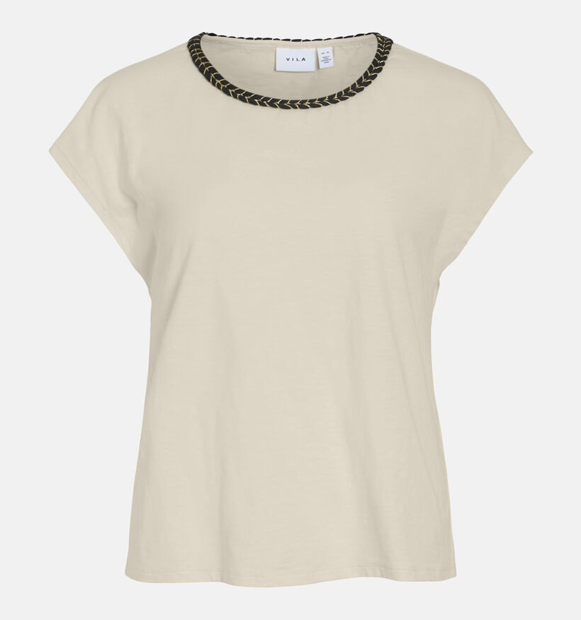 Vila Verano Beige T-shirt voor dames (357344)