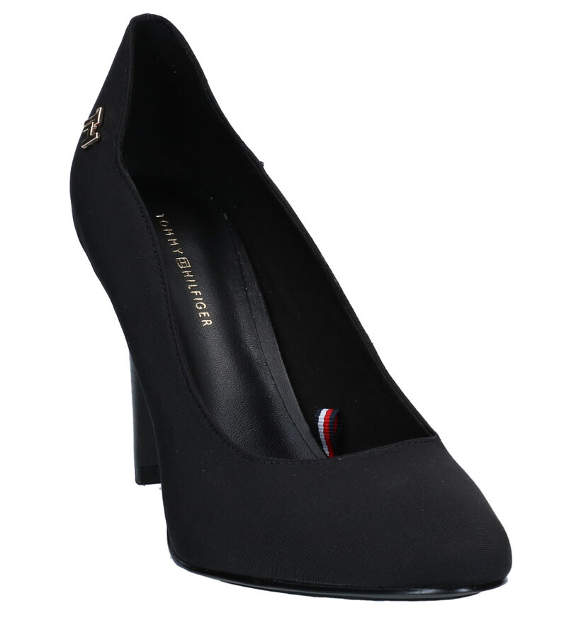 Tommy Hilfiger Essential Zwarte Pumps in stof (279990)