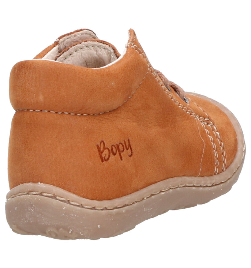 Bopy JO Cognac Babyschoentjes in nubuck (255657)