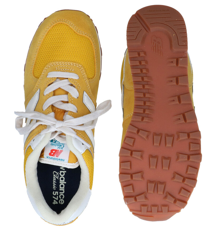 New Balance GC574 Blauwe Sneakers voor jongens, meisjes (327758) - geschikt voor steunzolen