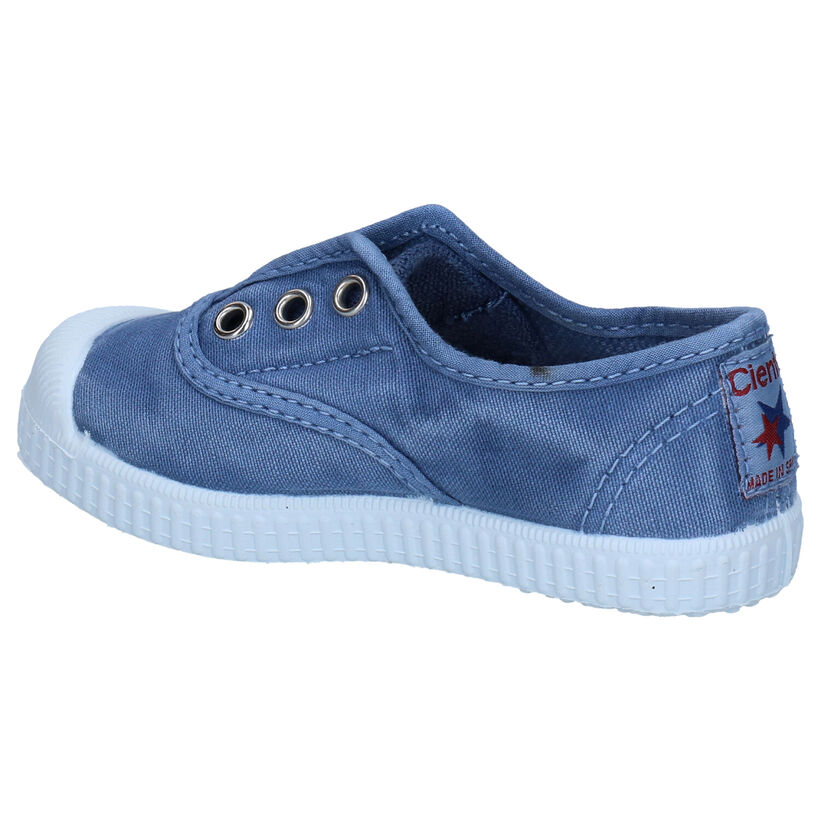 Cienta Blauwe Slip-ons voor jongens, meisjes (340020) - geschikt voor steunzolen