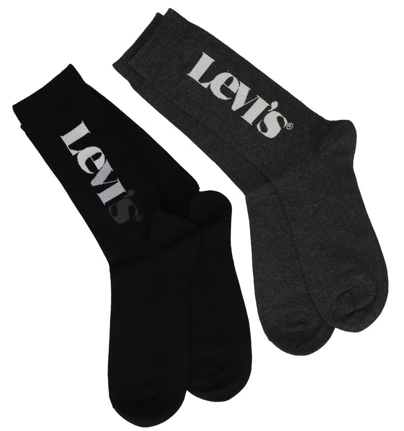 Levi's Chaussettes en Gris/Noir - 2 Paires (290709)