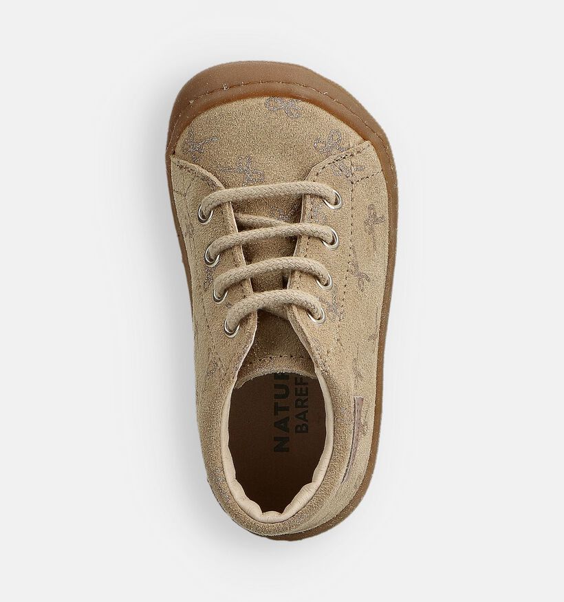 Naturino Barefoot Amur Chaussures pour bébé en Beige Naturino Barefoot Amur Chaussures pour bébé en Beige pour filles (368780) - pour semelles orthopédiques