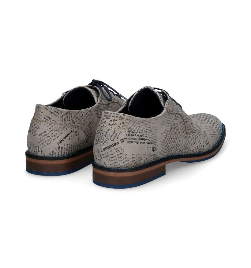 Bullboxer Chaussures classiques en Taupe pour hommes (313090) - pour semelles orthopédiques