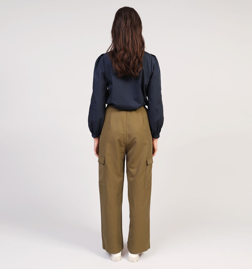 Orfeo Atalie Kaki Wijde broek voor dames (358556)