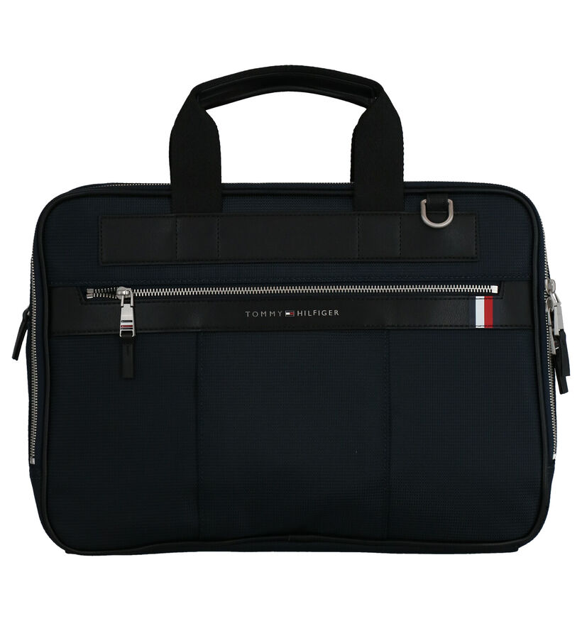 Tommy Hilfiger Elevated Nylon Blauwe Laptoptas in kunstleer (268743)