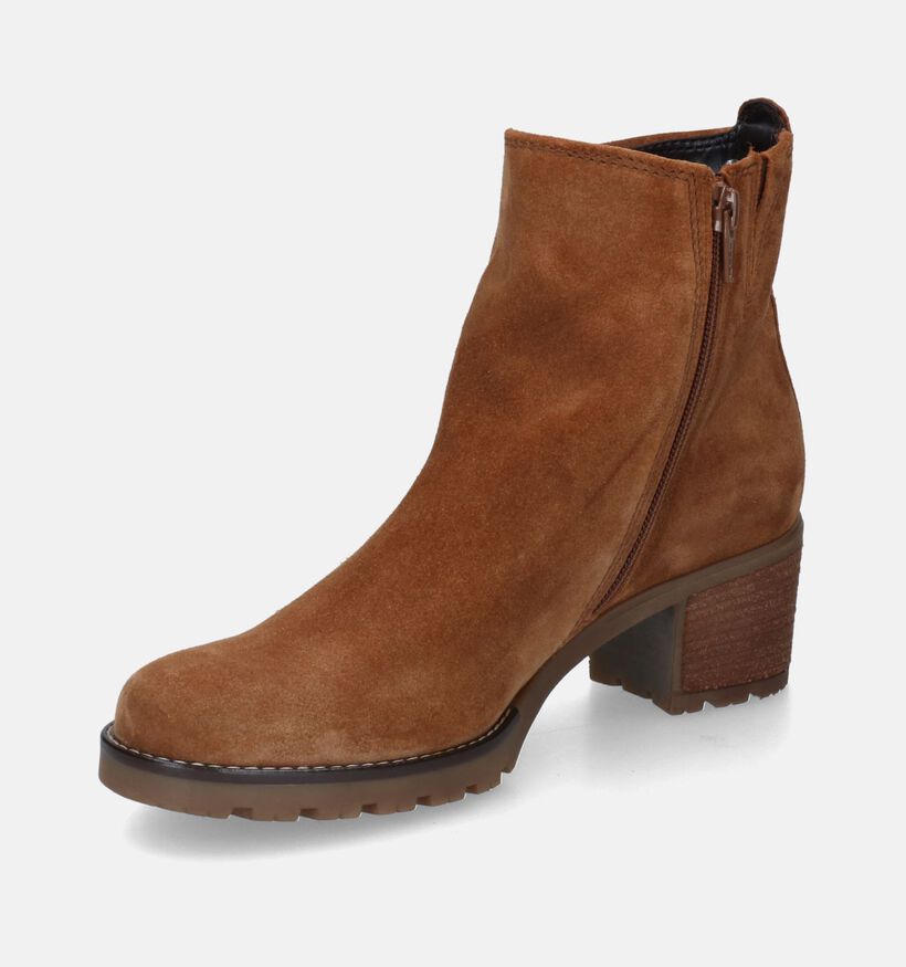 Comfort Bottines à talons en Cognac pour femmes (312478)