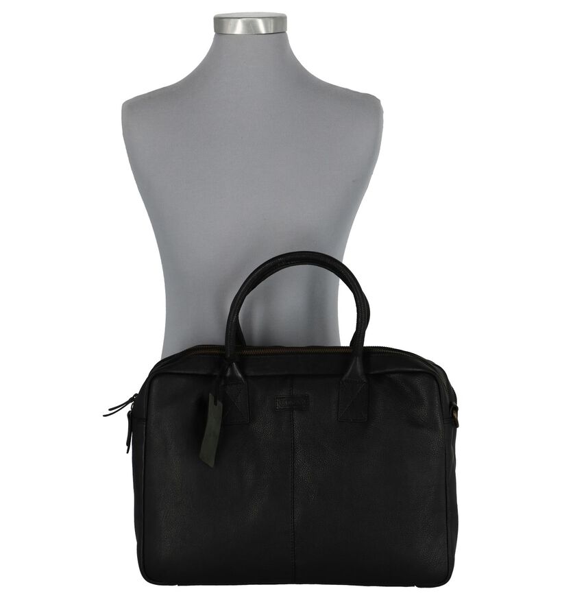 Via Borgo Sacs d'ordinateur portable en Noir en cuir (235339)