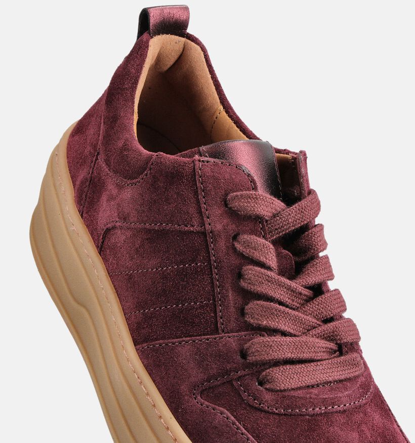 Gabor Bordeaux Sneakers voor dames (363094) - geschikt voor steunzolen