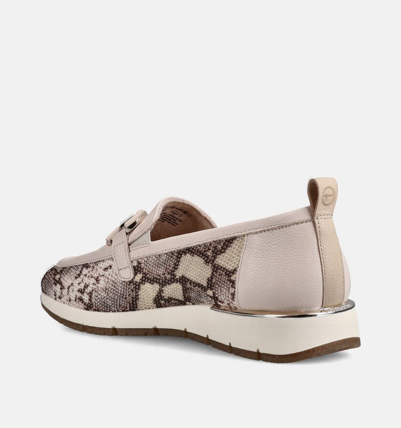 Tamaris Beige Mocassins voor dames (367682) - geschikt voor steunzolen