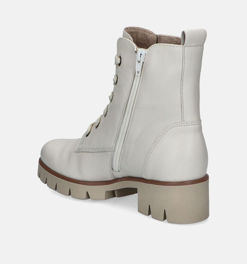 Gabor Best Fitting Bottines en &Eacute;cru pour femmes (347092) - pour semelles orthop&eacute;diques