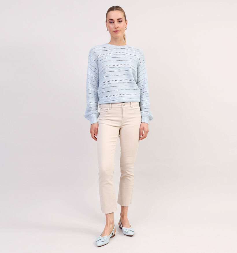 Pieces Molly Pull tricoté en Bleu pour femmes (351084)