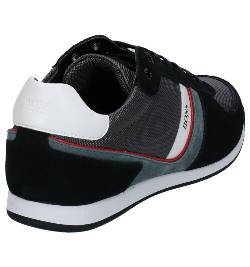 Hugo Boss Chaussures &agrave; lacets en Noir pour hommes (240854) - pour semelles orthop&eacute;diques