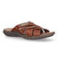 Rieker Nu-pieds casual en Cognac pour hommes (323591)