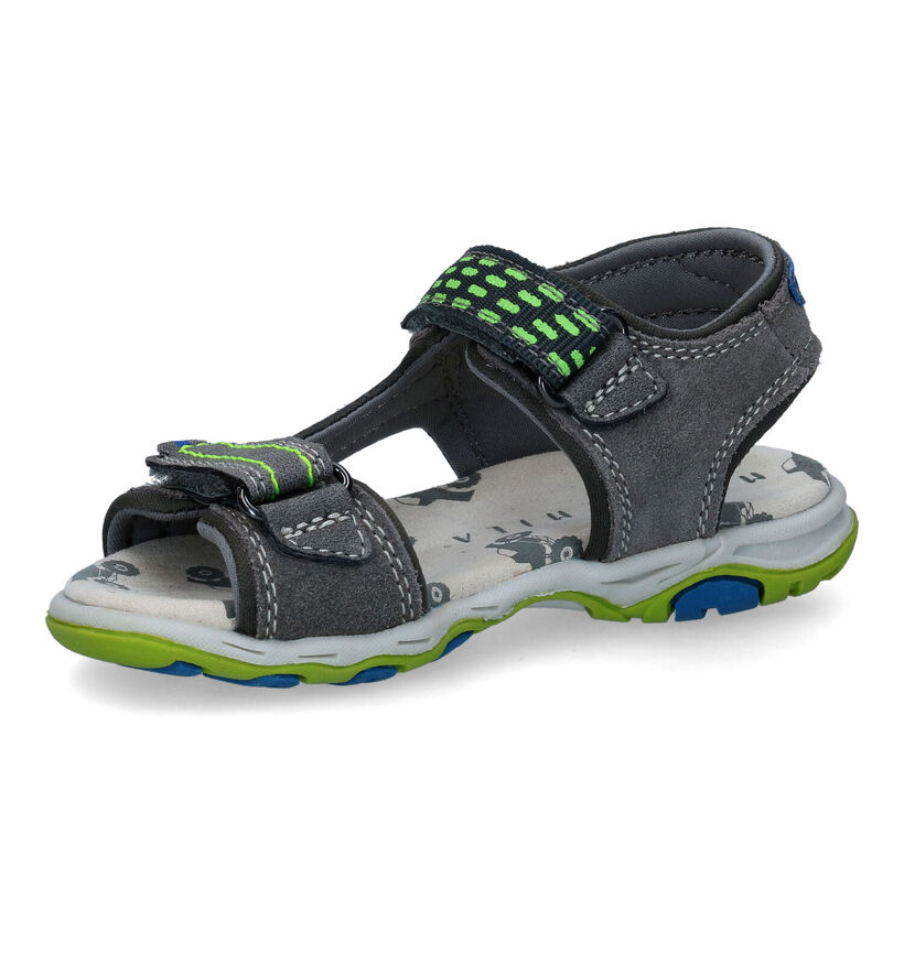 Milo & Mila Grijze Sandalen voor jongens (309239)