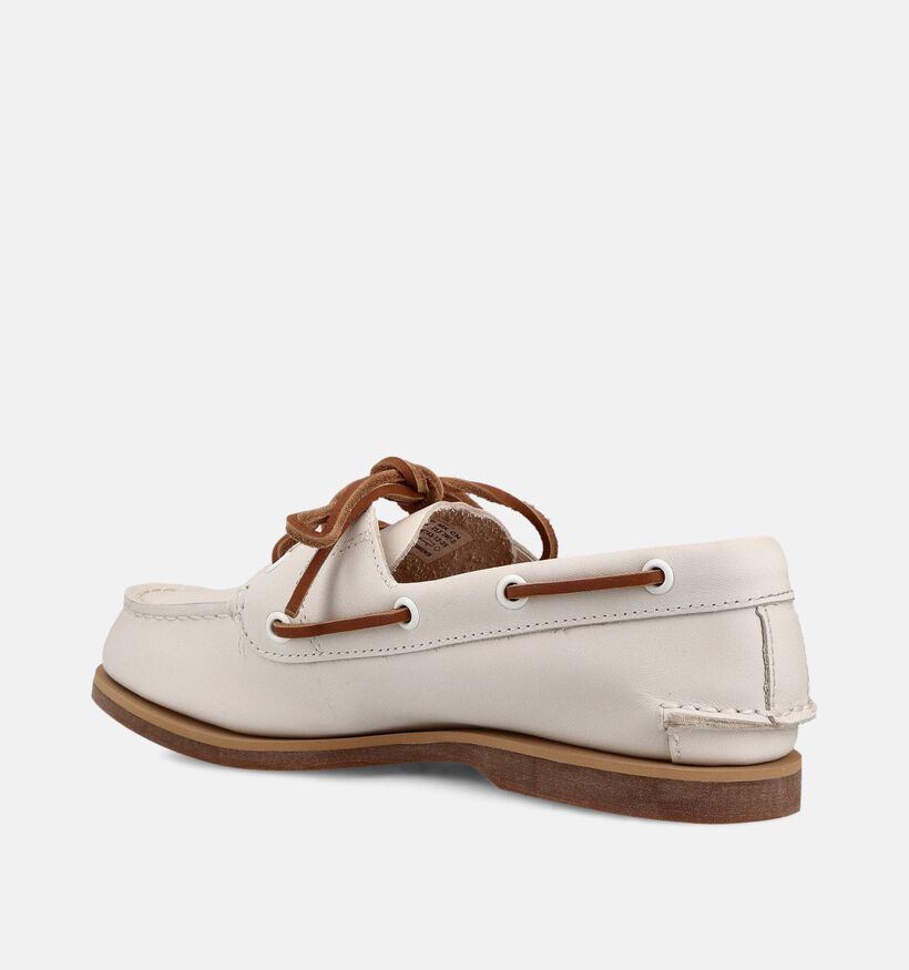 Timberland Classic Chaussures plates en Blanc pour femmes (369107) - pour semelles orthop&eacute;diques