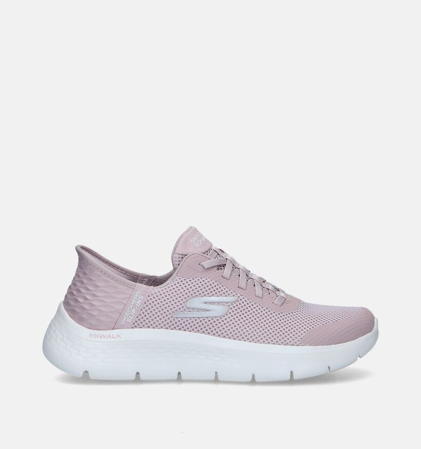 Skechers Slip-ins Go Walk Flex Grand Baskets en Blanc pour femmes (343902)