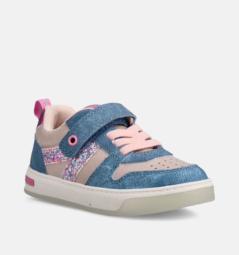 Milo & Mila Roze/Blauwe Sneakers voor meisjes (370880)