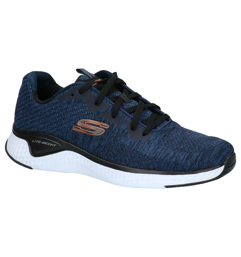 Skechers Solar Fuse Baskets en Noir en textile (272817)