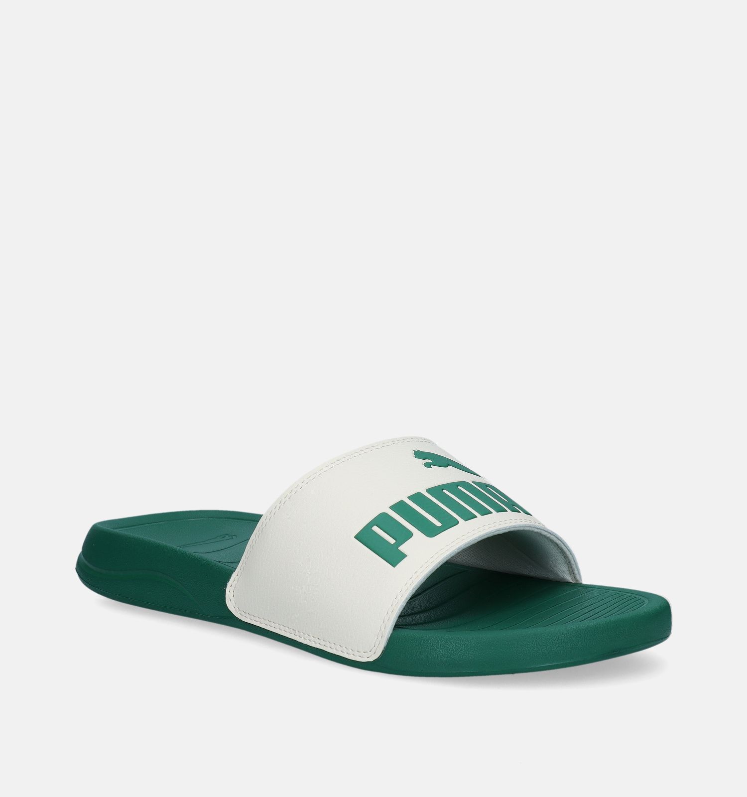 Puma Podcat 20 Groene Badslippers Heren Slippers Online op TORFS.BE