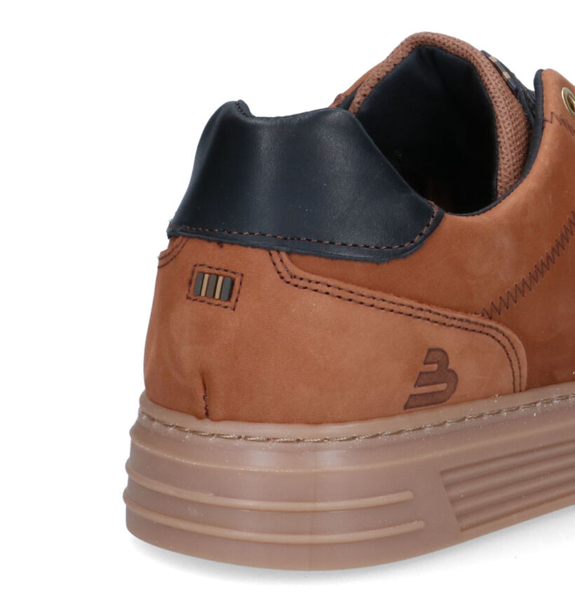 Bullboxer Chaussures à lacets en Cognac pour hommes (324944) - pour semelles orthopédiques