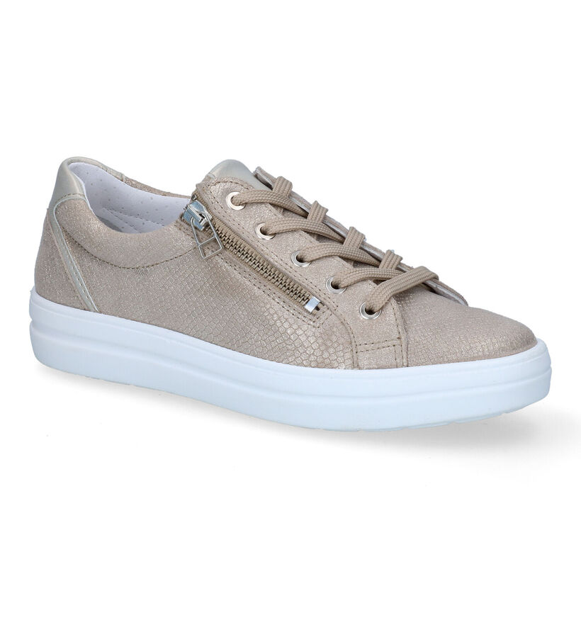 Solemade Zelda Goude Veterschoenen in daim (305187)