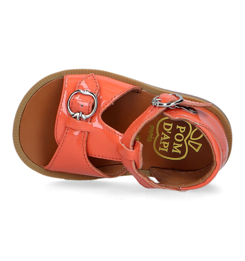 Pom d'Api Poppy Buckle Sandales en Rose pour filles (322871)