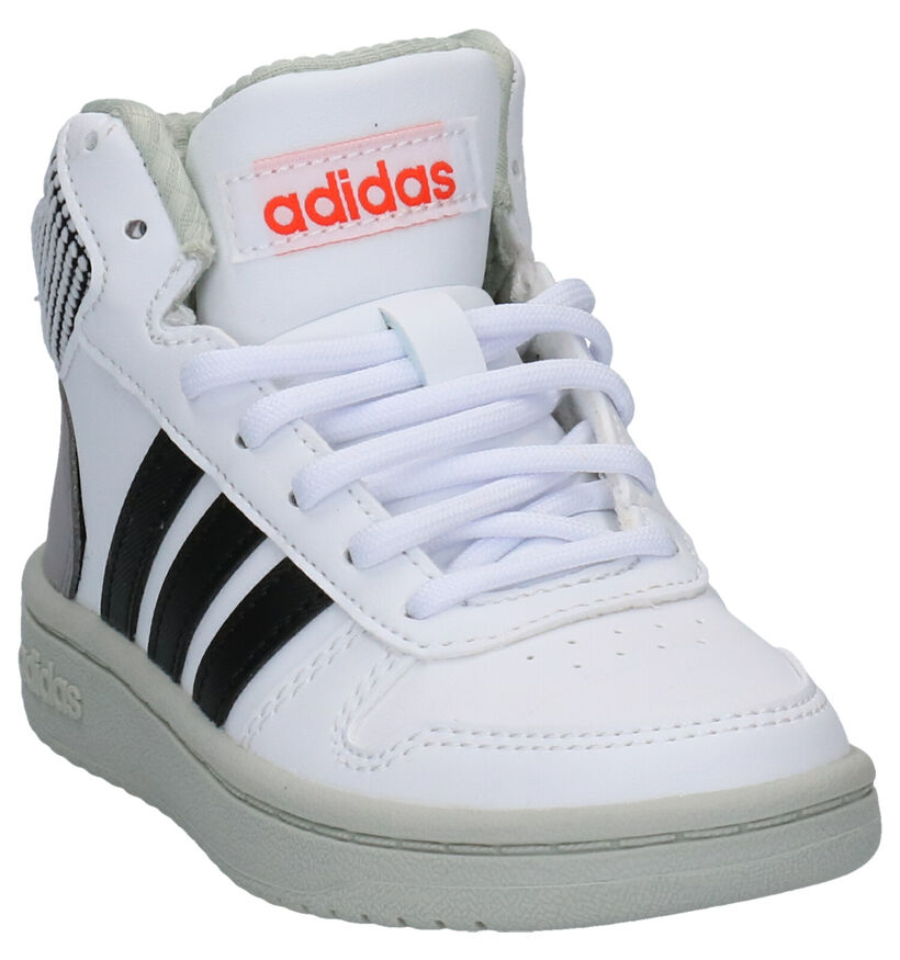 adidas Hoops Zwarte Sneakers voor jongens (299867)