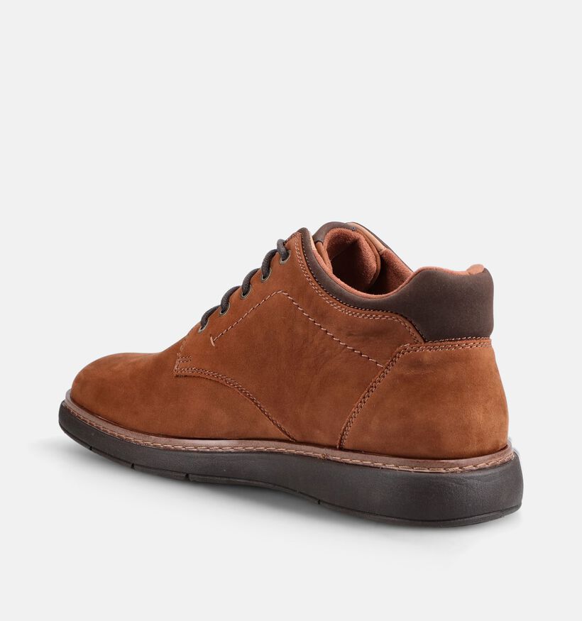 Tamaris Cognac Veterboots voor heren (378413) - geschikt voor steunzolen