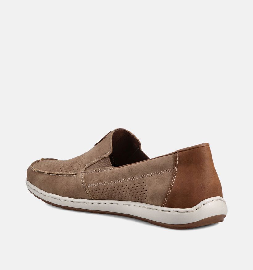 Rieker Lichtbruine Instappers voor heren (370497)