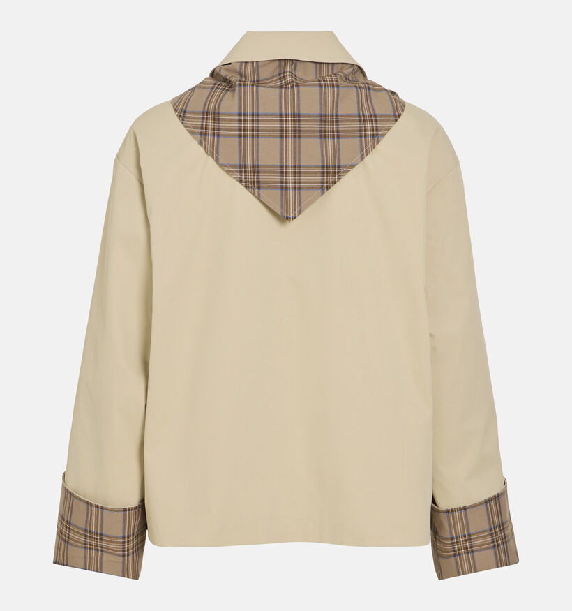 Vila Avara Manteaux court en Marron pour femmes (379752)