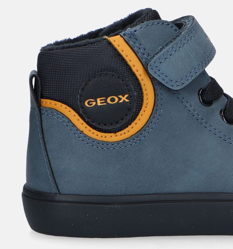 Geox Gisli Blauwe Hoge Sneakers voor jongens (330083) - geschikt voor steunzolen