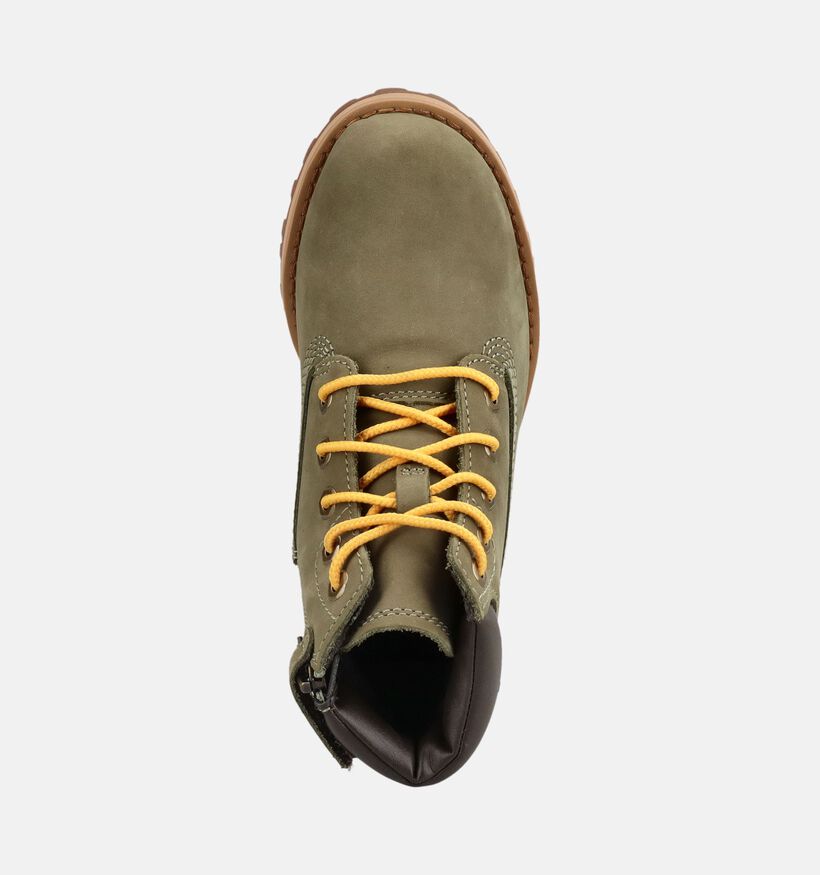 Timberland Courma Kid 6 Inch Groene Boots met Veter voor jongens (377353) - geschikt voor steunzolen