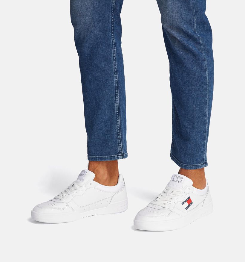 Tommy Hilfiger Tommy Jeans Cupsole Baskets basses en Blanc pour hommes (352823) - pour semelles orthopédiques