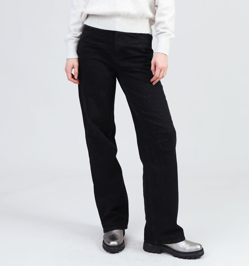 Vero Moda Tessa Wide leg jeans en Noir L32 pour femmes (349033)