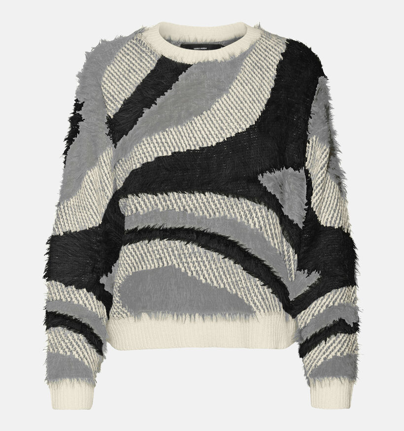 Vero Moda Callie Pull duveteux en Noir pour femmes (349045)