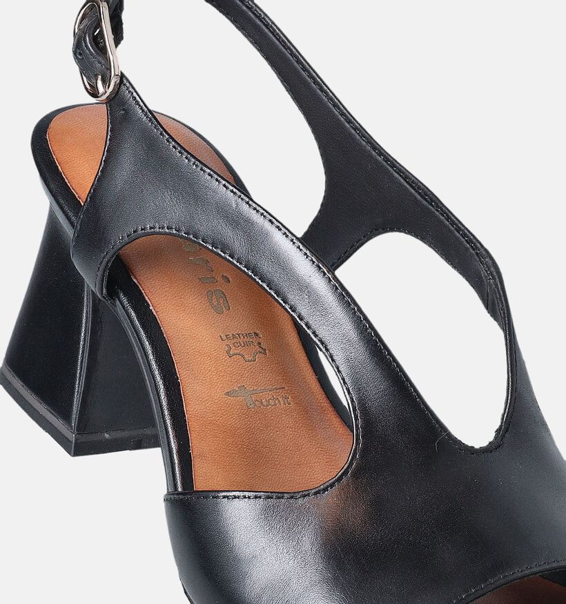 Tamaris Sandales avec talon en Noir pour femmes (356951)