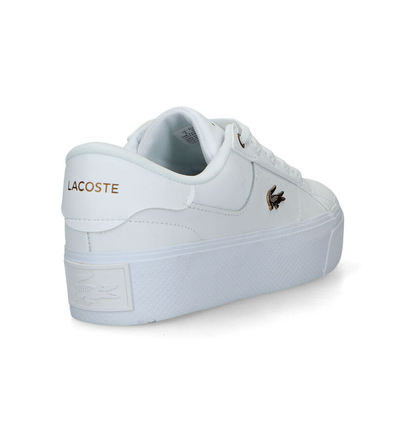 Lacoste Ziane Platform Baskets en Blanc pour femmes (322616)