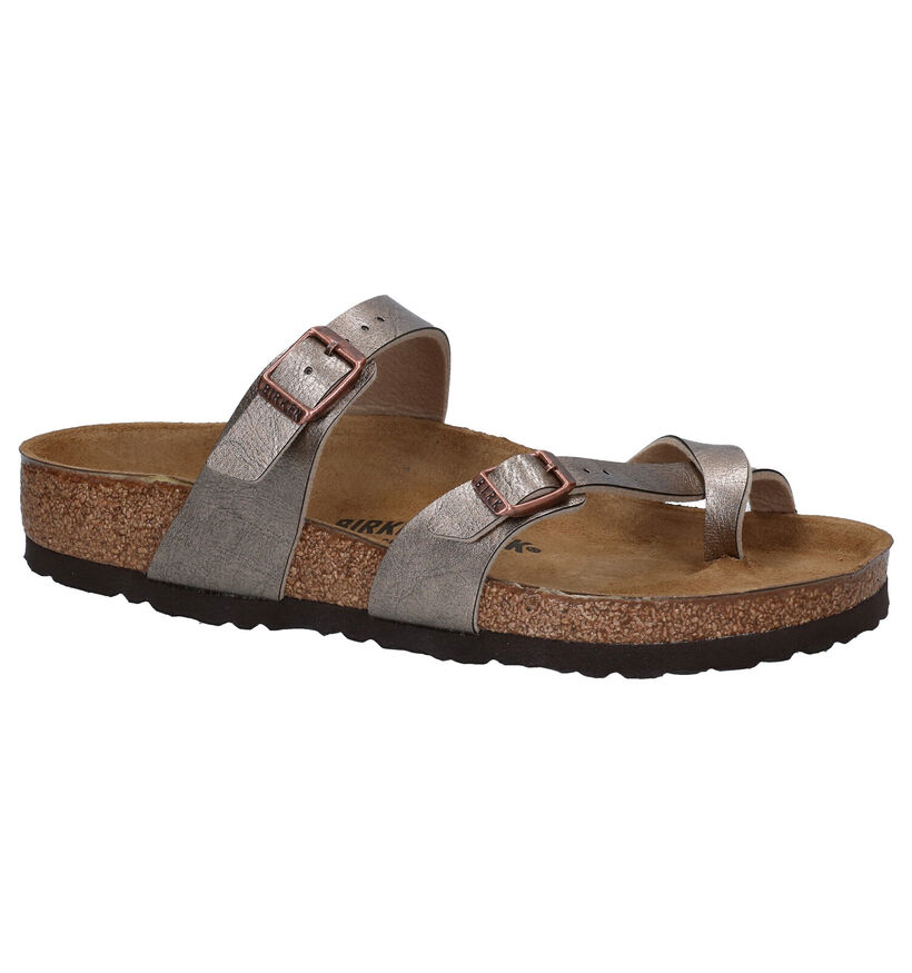 Birkenstock Mayari Zwarte Teenslippers voor dames (338056)