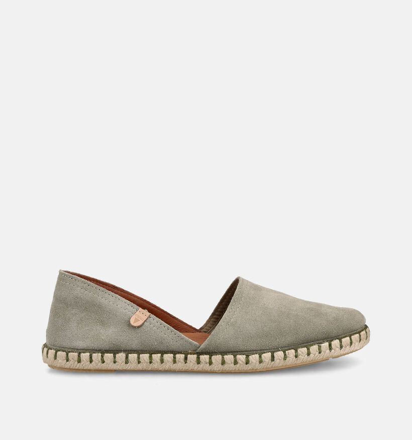 Verbenas Carmen Chaussures &agrave; enfiler en Vert kaki pour femmes (370094)