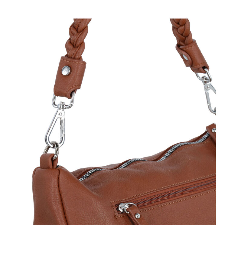 Emily & Noah Fiorella Beige Schoudertas in kunstleer (299589)