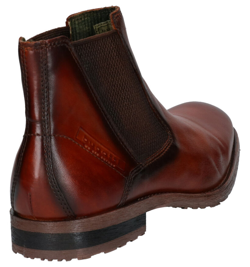 Bugatti Chelsea Boots en Cognac en cuir (255345)