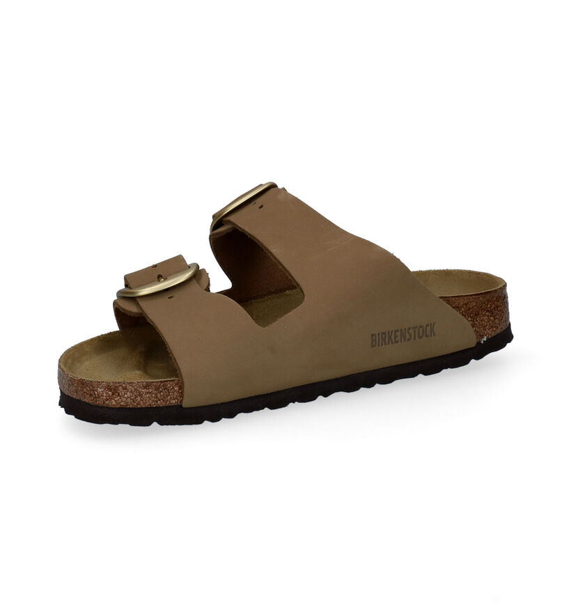 Birkenstock Arizona Big Buckle Nu-pieds en Noir pour femmes (322632)