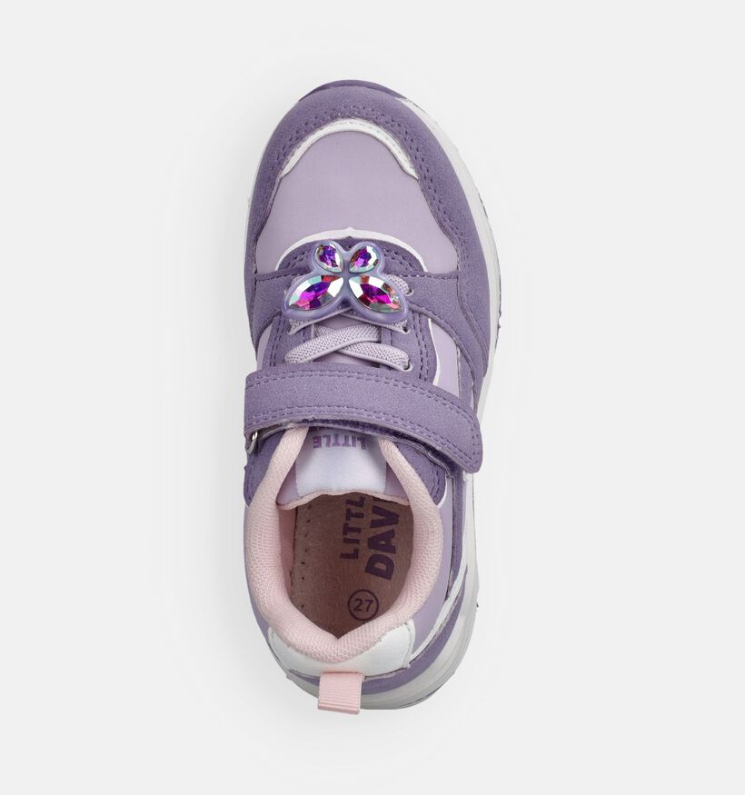 Little David Paarse Schoenen met Elastiek voor meisjes (370822)