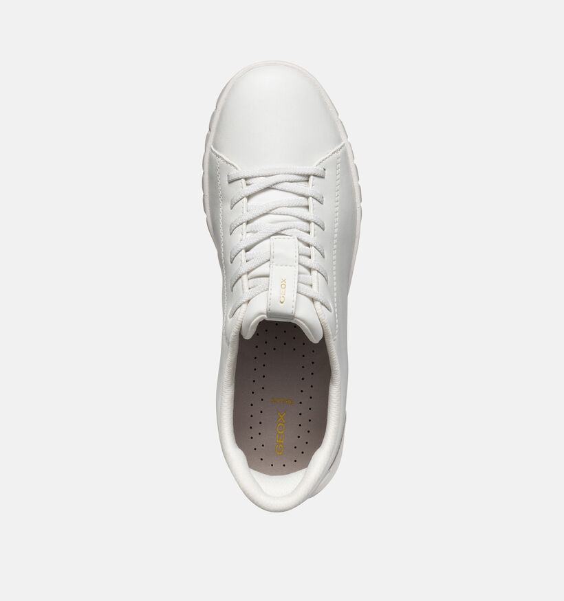 Geox Flextride Plus Baskets casual en Blanc pour femmes (368168) - pour semelles orthop&eacute;diques